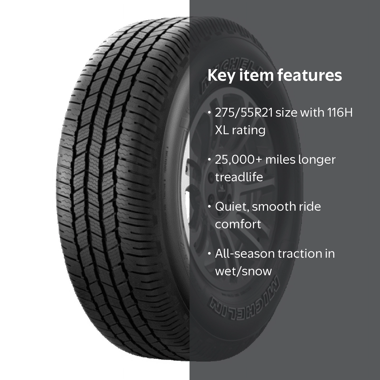 Michelin Defender LTX MS2 275/55R21 116H XL - Walmart.com