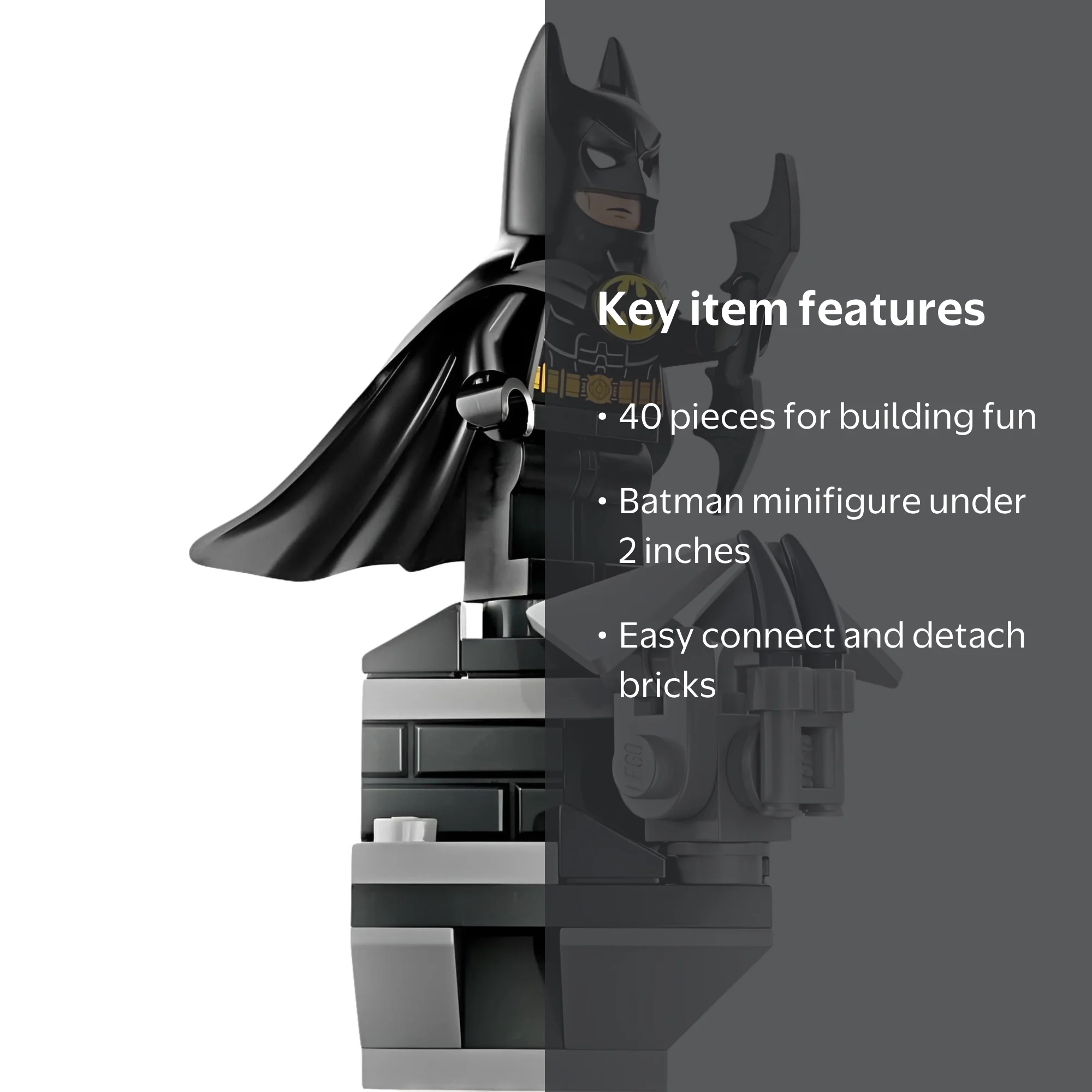 LEGO DC Super Heroes Batman 1992 Minifigure Polybag Set, 40 Pieces