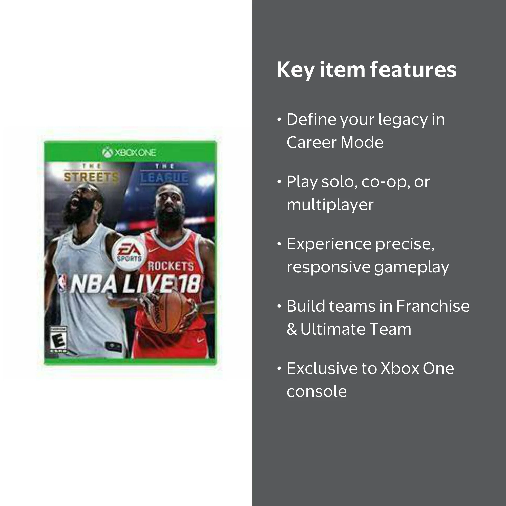 NBA LIVE 18: The One Edition - Xbox One - Walmart.com
