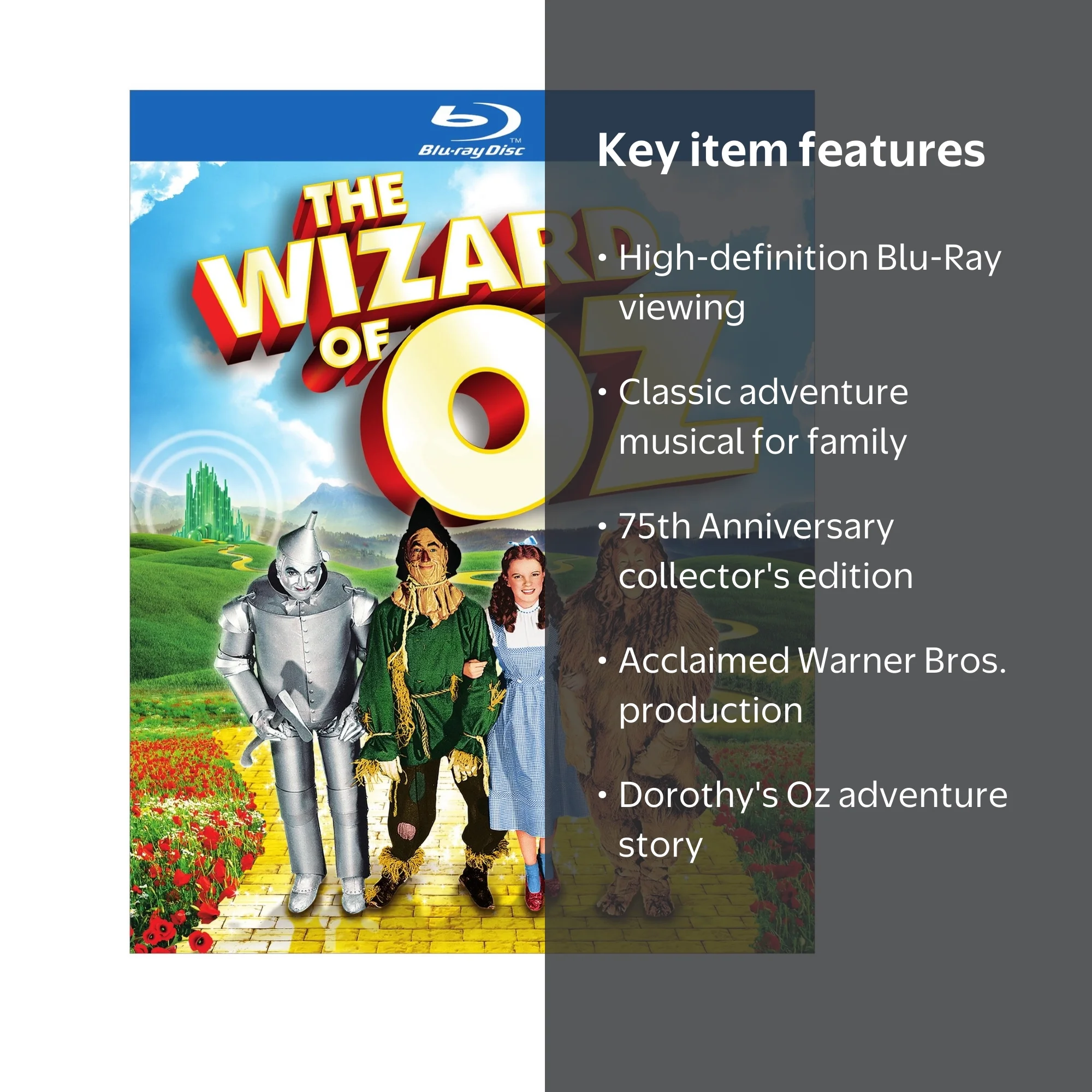 SDS, The Wizard of Oz Blu-ray, 75th Anniversary, Classics