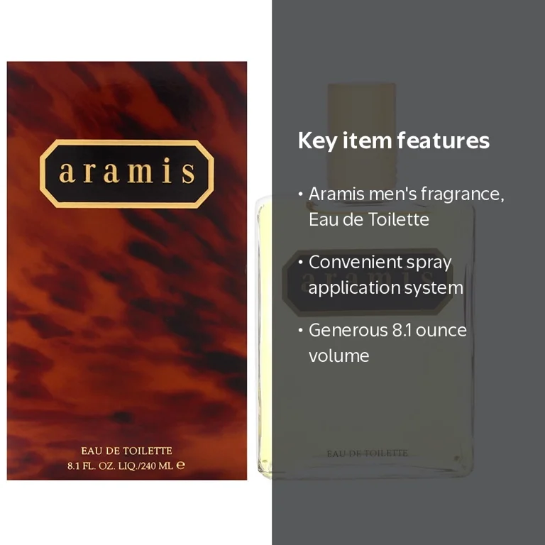 Aramis, Eau De Toilette Spray, 8.1 Oz, Cologne for Men - Walmart.com