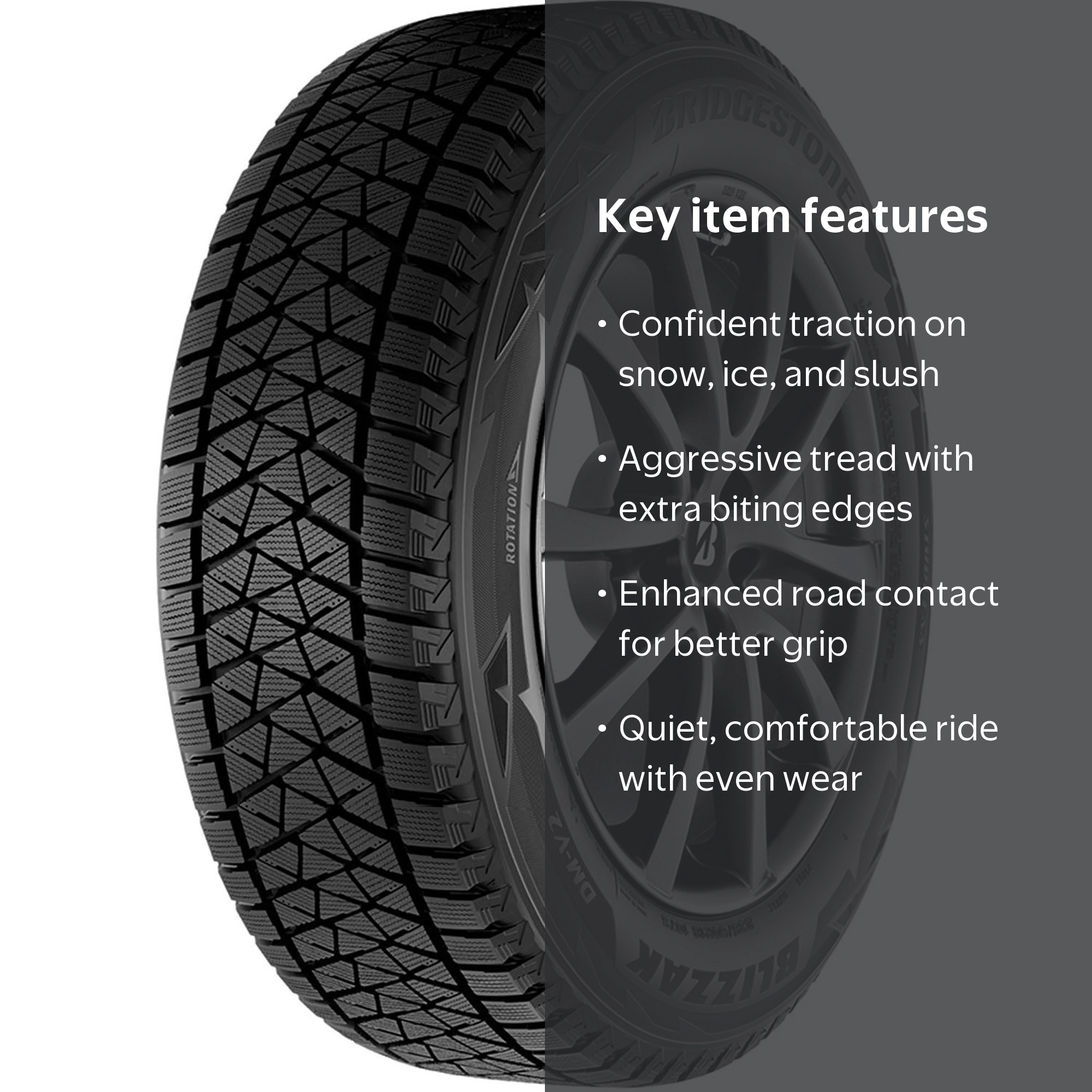 Bridgestone Blizzak DM-V2 Winter 235/55R19 105T XL Light Truck