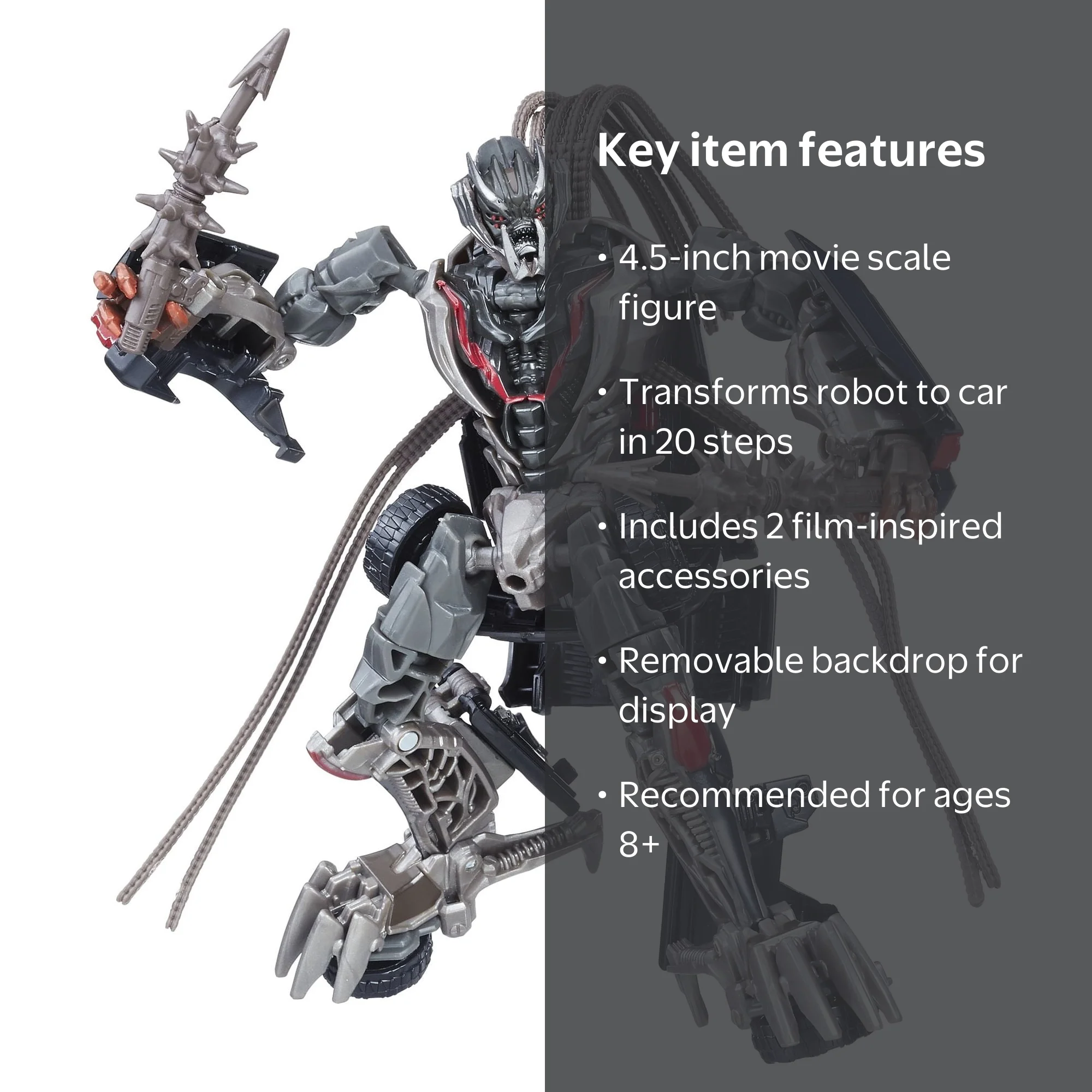 Transformers Studio Series 03 Deluxe Class Movie 3 Crowbar Action