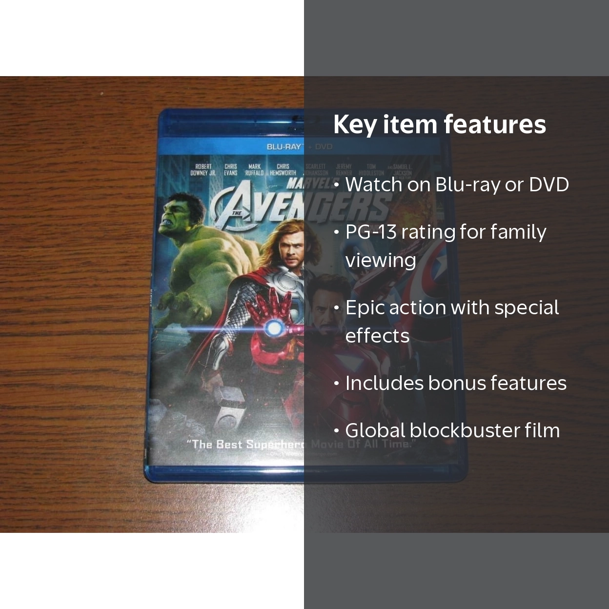 Marvel's The Avengers (Blu-ray + DVD) - Walmart.com
