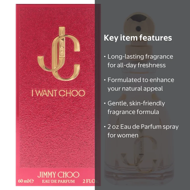 Jimmy Choo, I Want Choo Women, 2 oz EDP Spray, Oriental Floral