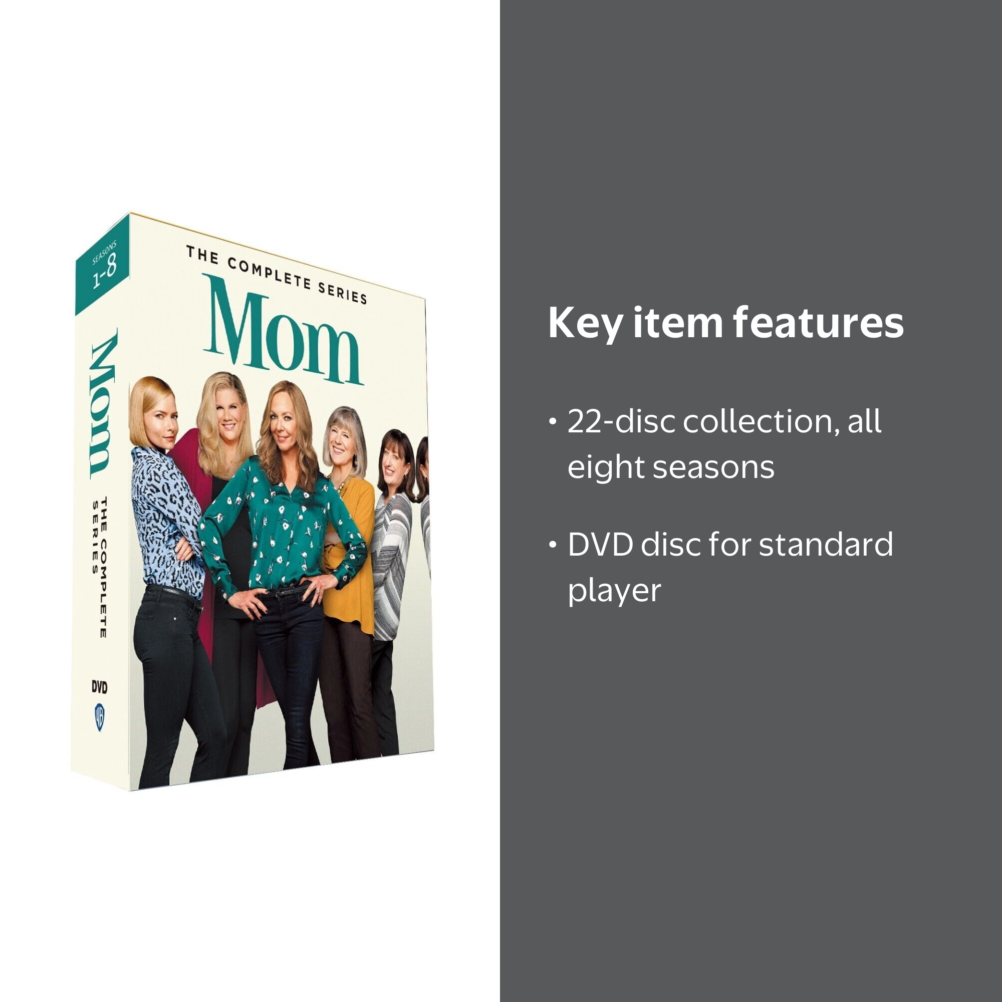 Mom: Complete TV Series Seasons 1-8 (22-Disc Box Set) - Walmart.com