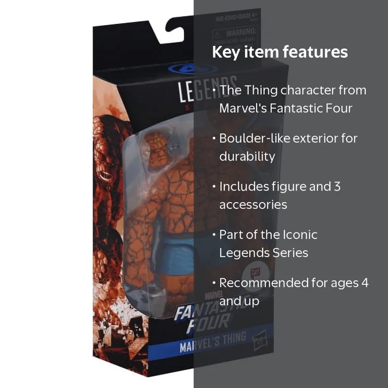 Hasbro Marvel Legends Series - Fantastic Four's The Thing Action