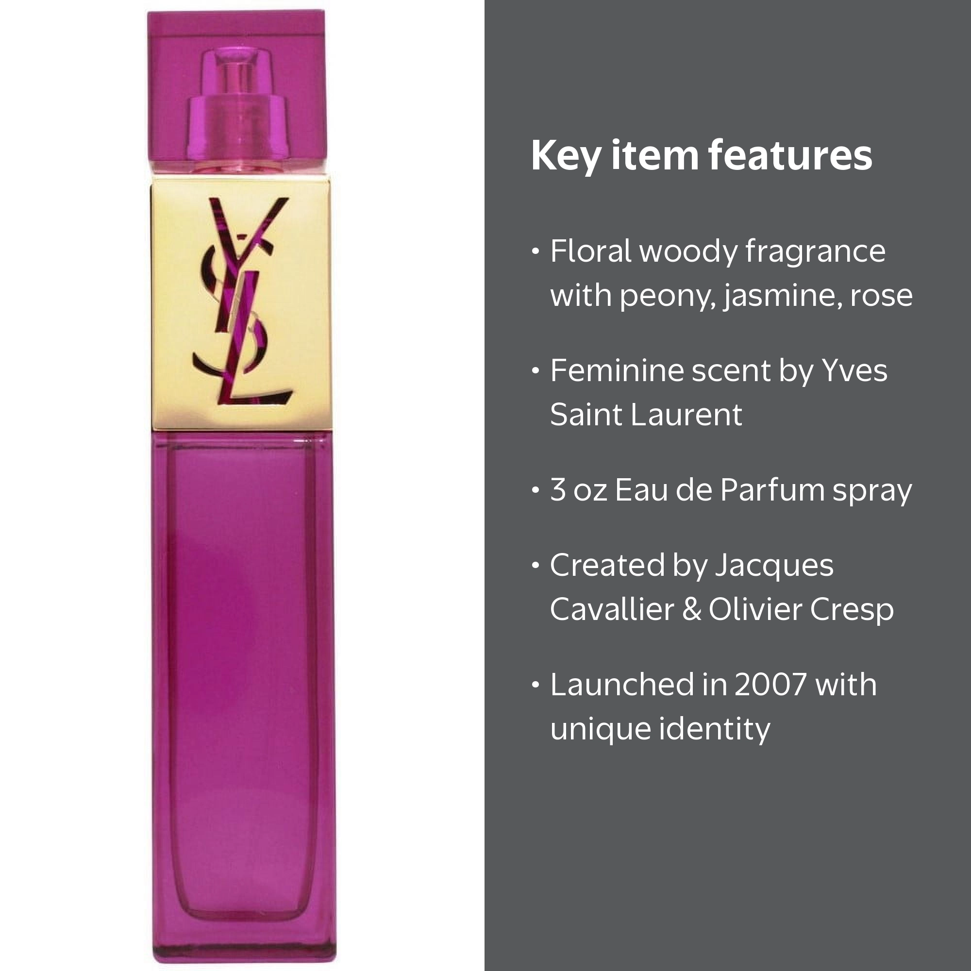 Yves Saint Laurent, Eau de Parfum Spray, 3 oz, Elle Women Floral