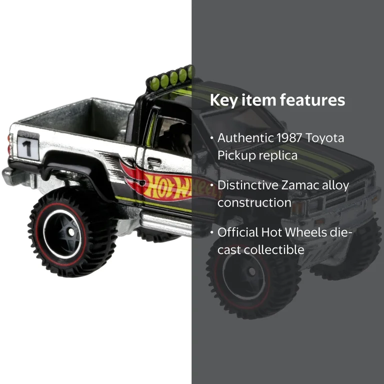 Hot Wheels 1987 Toyota Pickup Zamac Edition - Walmart.com