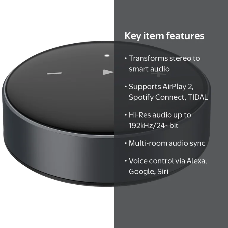WiiM Mini Smart Audio Streamer & Preamp with Multiroom, AirPlay2