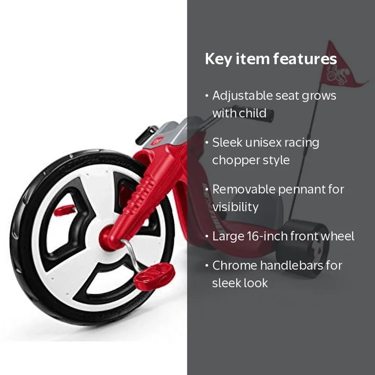 Radio Flyer Big Flyer Sport Tricycle, 16