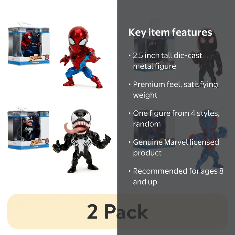 2 pack) Marvel Spider-Man 2.5