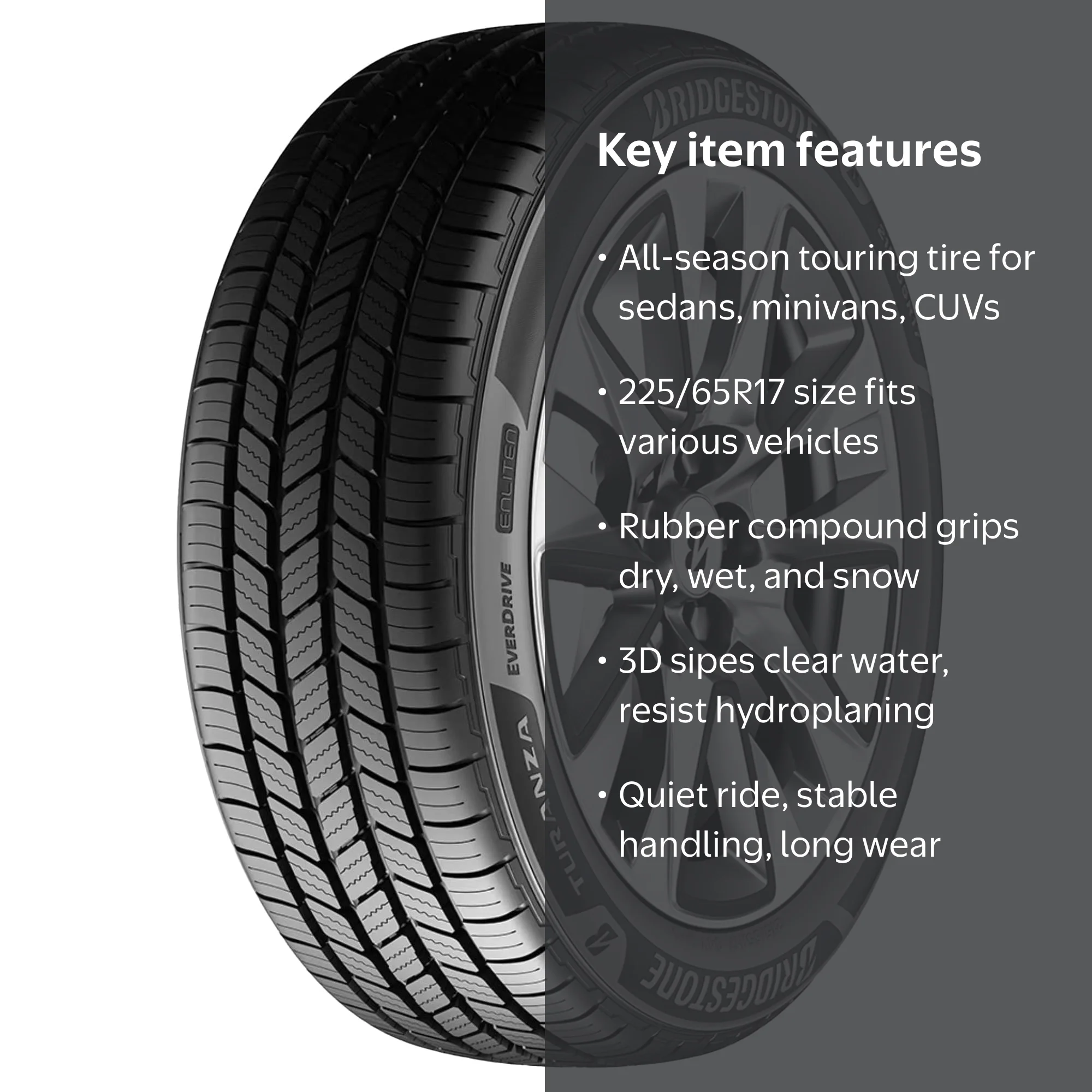 Bridgestone Turanza Everdrive All Season 225/65R17 102H SUV