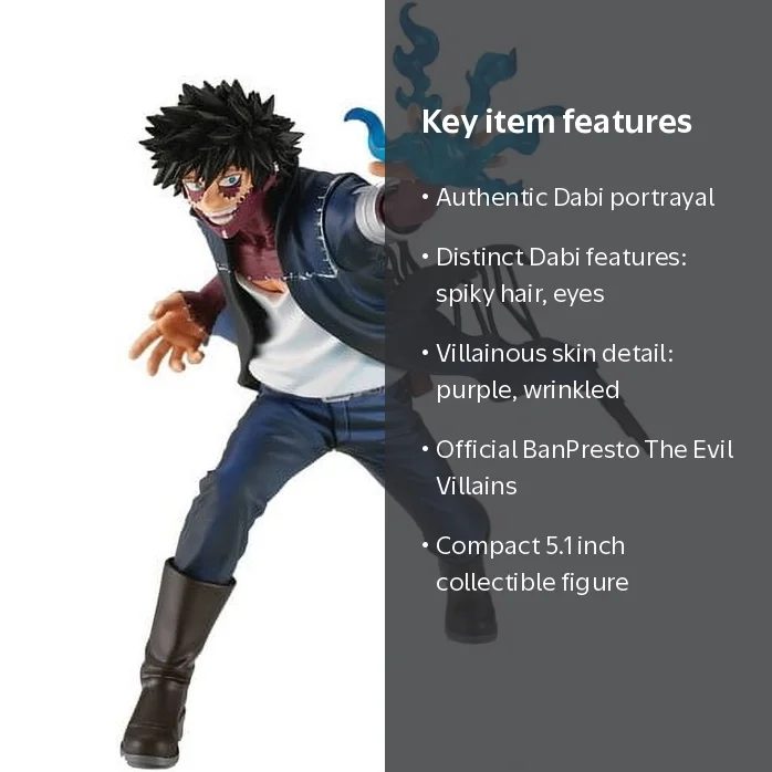 Banpresto My Hero Academia Evil Villains Vol.5 Dabi Collectible