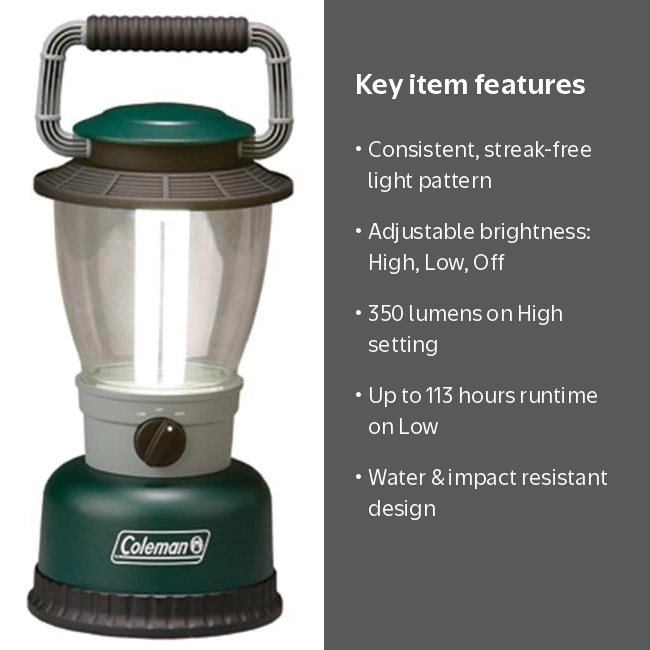 Coleman 2000009459 CPX6 Rugged LED Lantern - Walmart.com