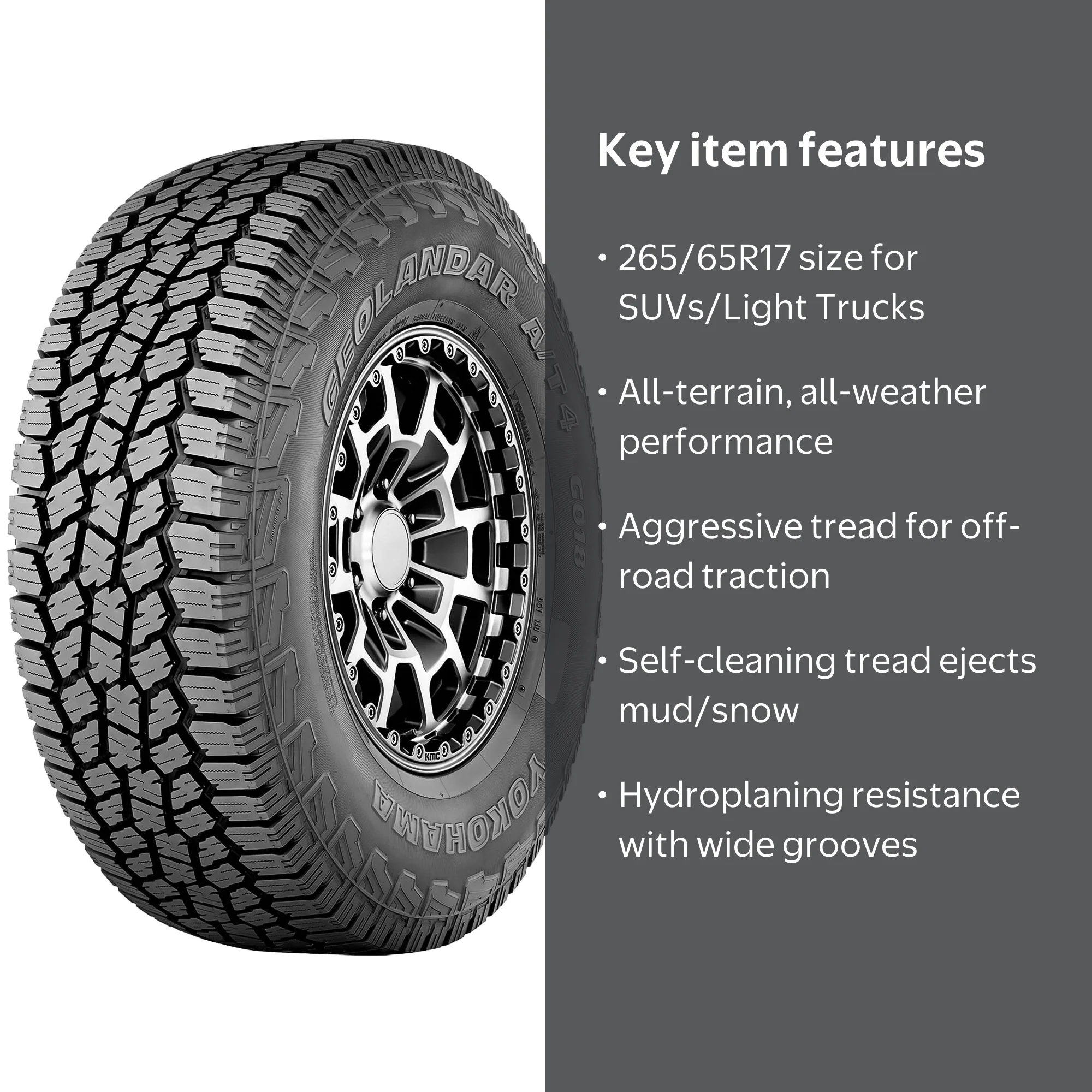 Yokohama Geolandar A/T4 G018 265/65R17 112T All Terrain Tire