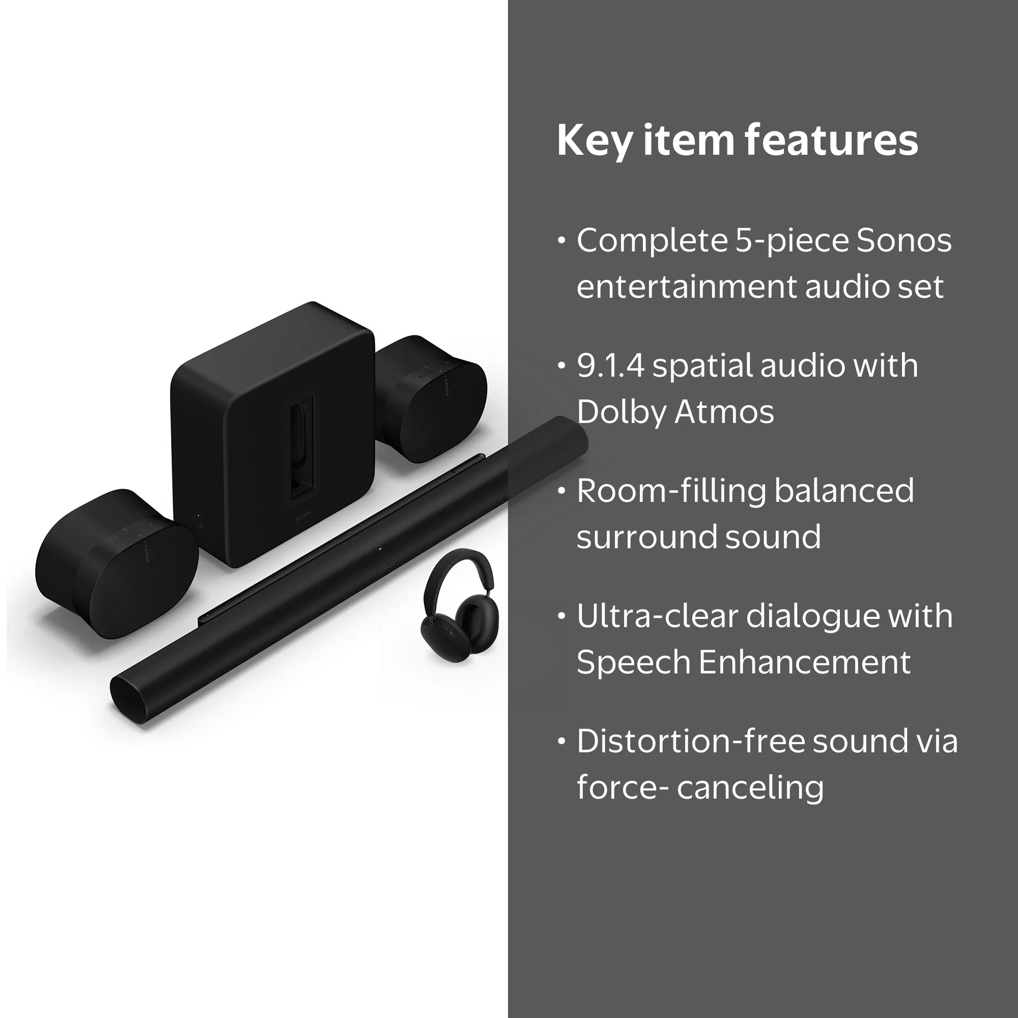 Sonos Premium Personal Entertainment Set with Arc Ultra Soundbar