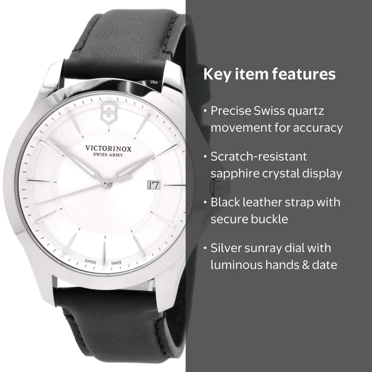 Victorinox Alliance Quartz Silver Dial Men's Watch 241905