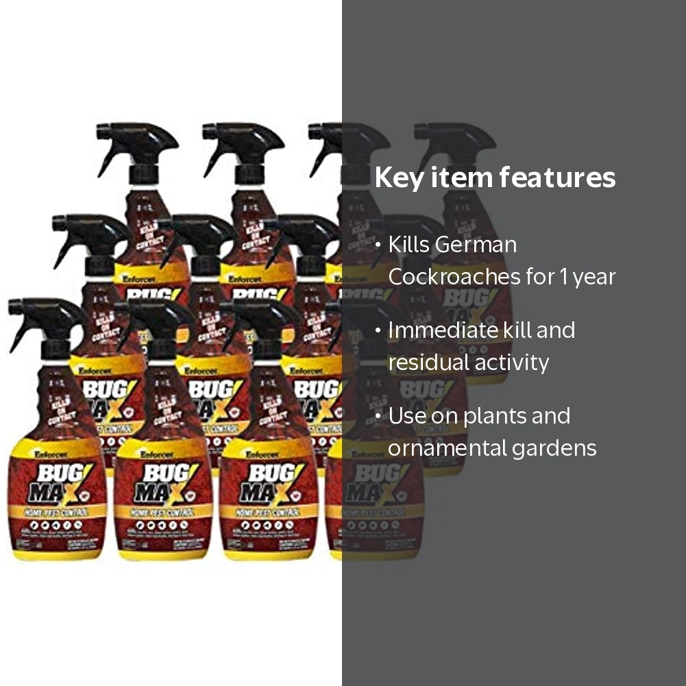 Zep's Enforcer Bug Max 365 - 32oz Indoor & Outdoor Household