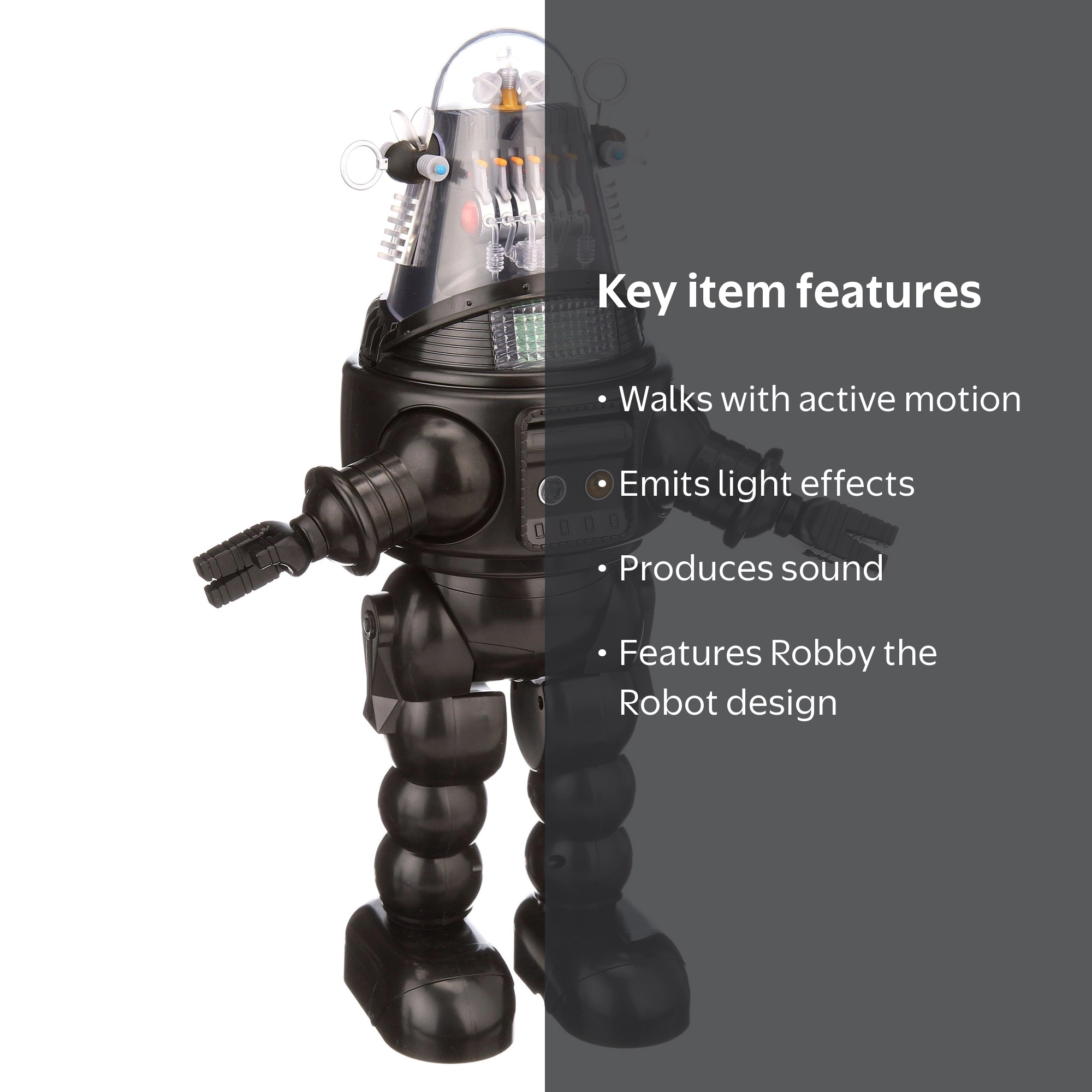Warner Bros. Vintage Robby The Robot Action Figure Toy - Light