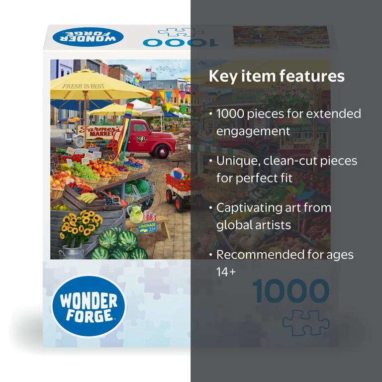 Ravensburger Wonder Forge Puzzle Series - Farmer's Market Day