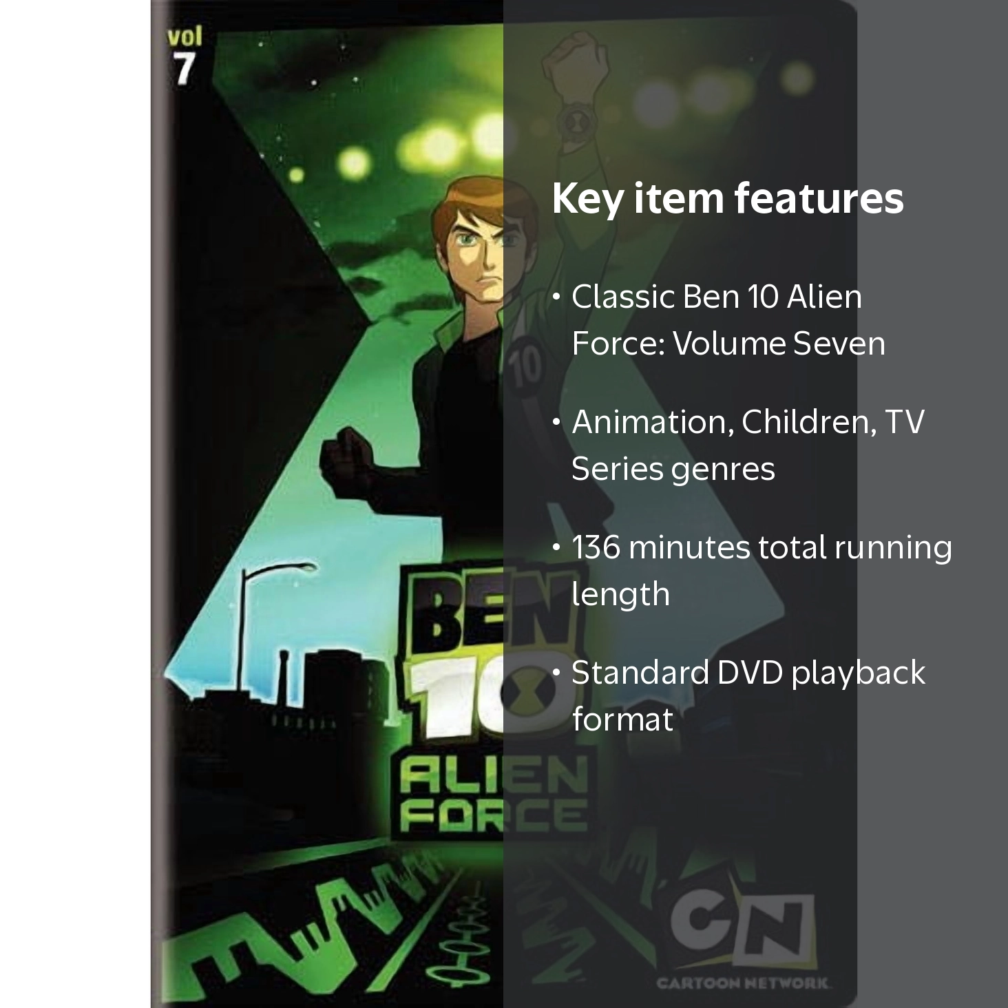 A*R様 Ayrton Unforgettable 10枚組DVDセット Cartoon Network's Ben 10: Alien Force Vol. 7 - Omnitrix Hero