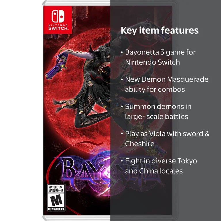 Bayonetta 3 Trinity Masquerade Edition (Nintendo Switch) - Walmart.com