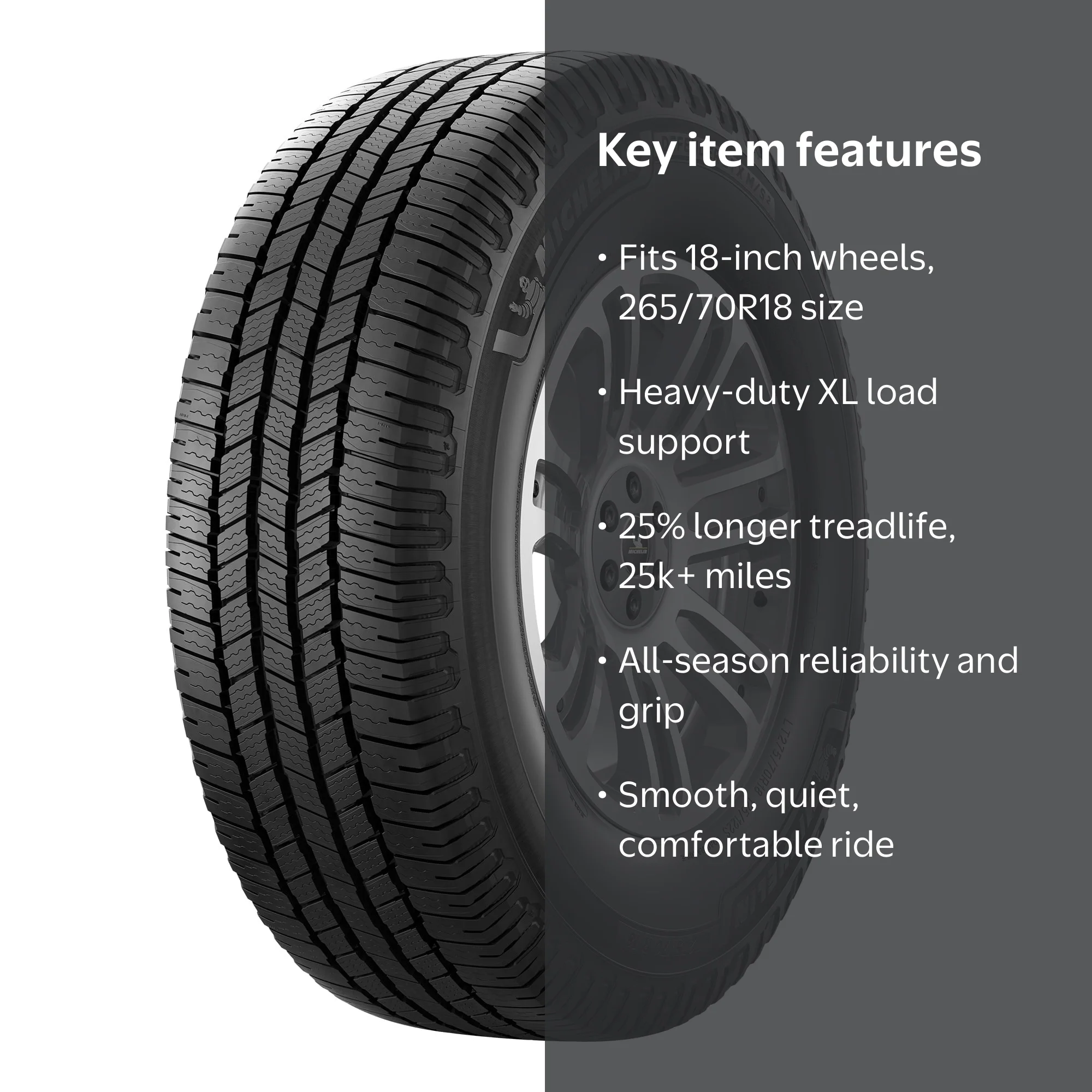Michelin Defender LTX MS2 265/70R18 116T XL Tire All-Season
