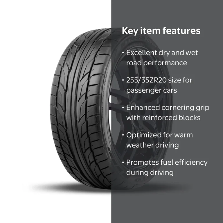 Free Shipping! Nitto NT555 G2 255/35ZR20 Tire High-Performance