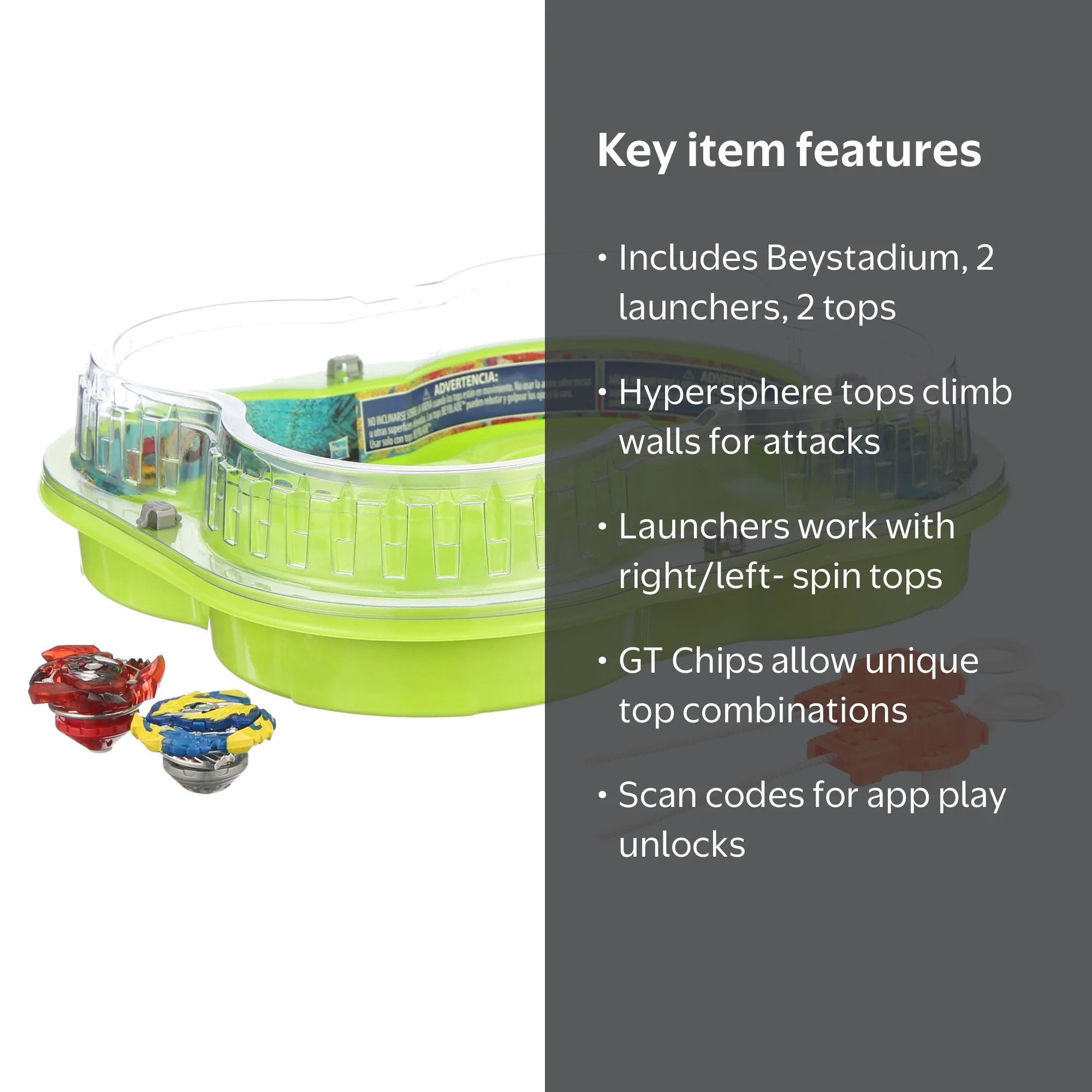 B＋COM PLAY Walmart Exclusive Beyblade Burst Rise Hypersphere Infinity Brink