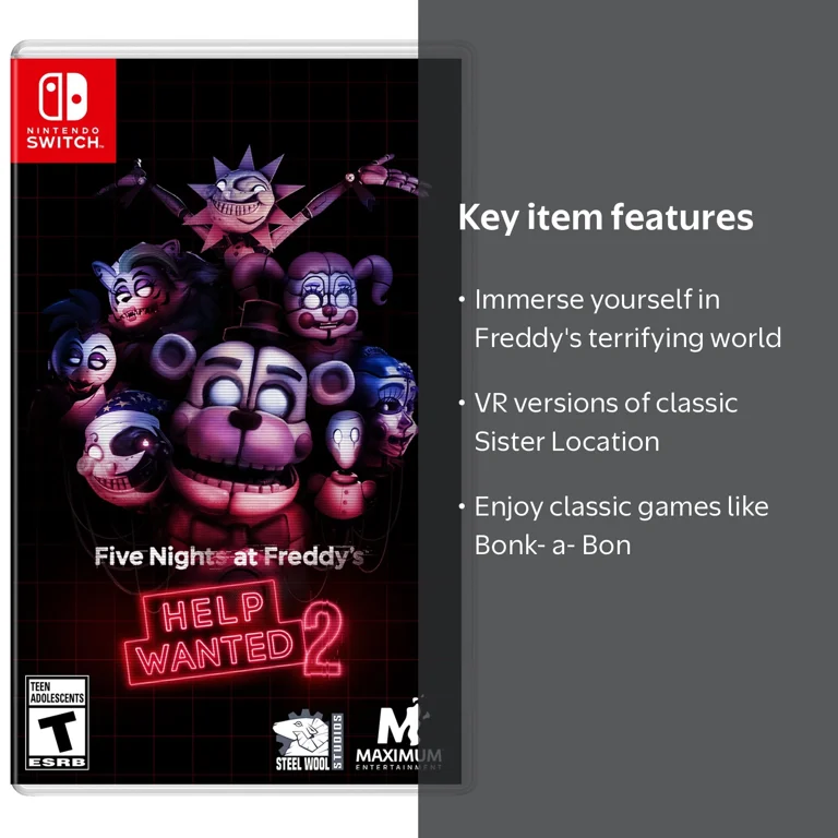 Five Nights at Freddy's Help Wanted 2 - Nintendo Switch Video Game