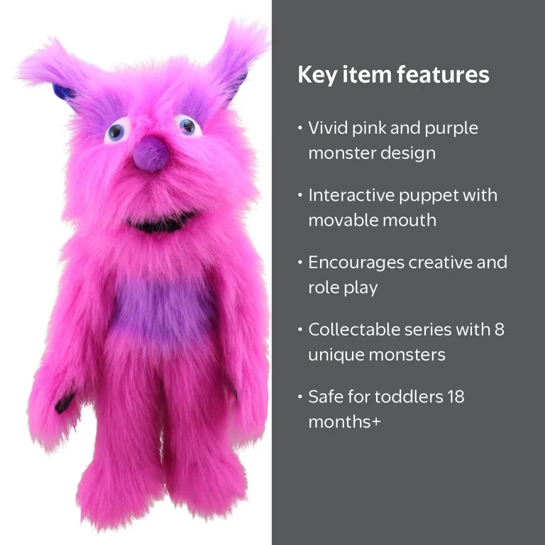 The Puppet Company - Monsters - Pink (PC007704) - Walmart.com