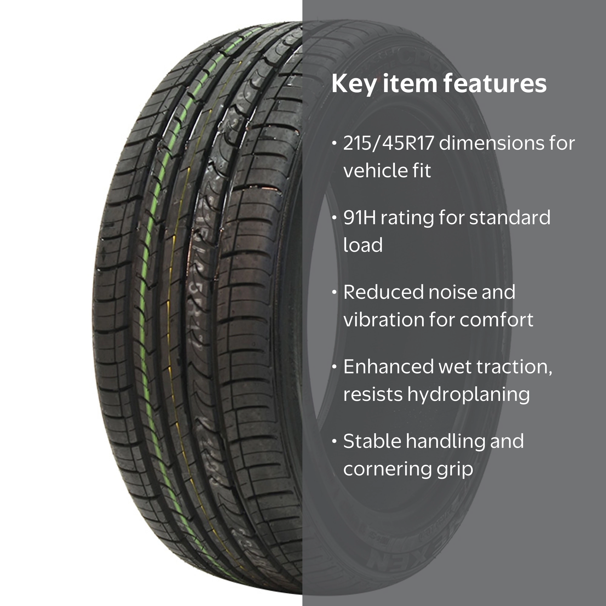 Nexen CP672 All Season 215/45R17 91H Passenger Tire - Ideal for Nexen CP672 All Season 215/45R17 91H Passenger Tire - Ideal for