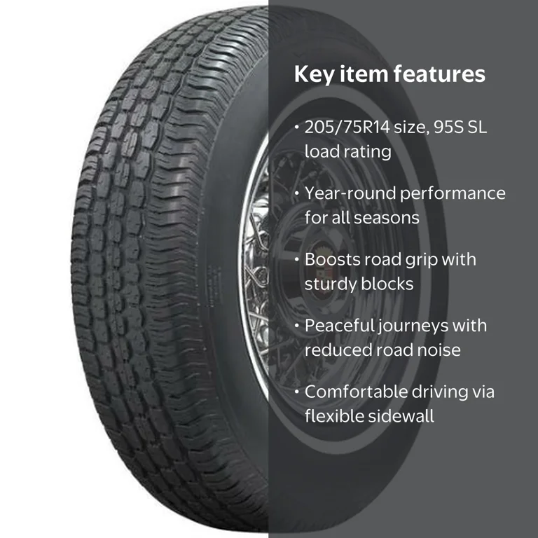 Tornel Classic All-Season Tire 205/75R14 95S, Touring Performance