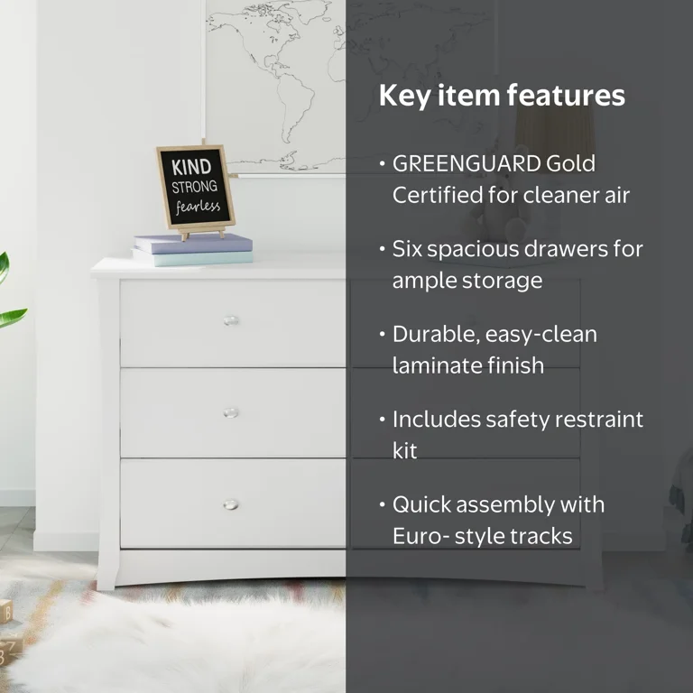 white dresser for nursery Haven Made from high Briella 3 Drawer Dresser