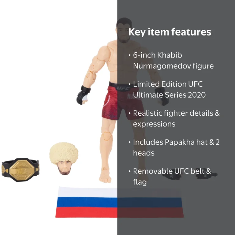 UFC Ultimate Series 2020 Limited Edition Khabib Nurmagomedov 6IN