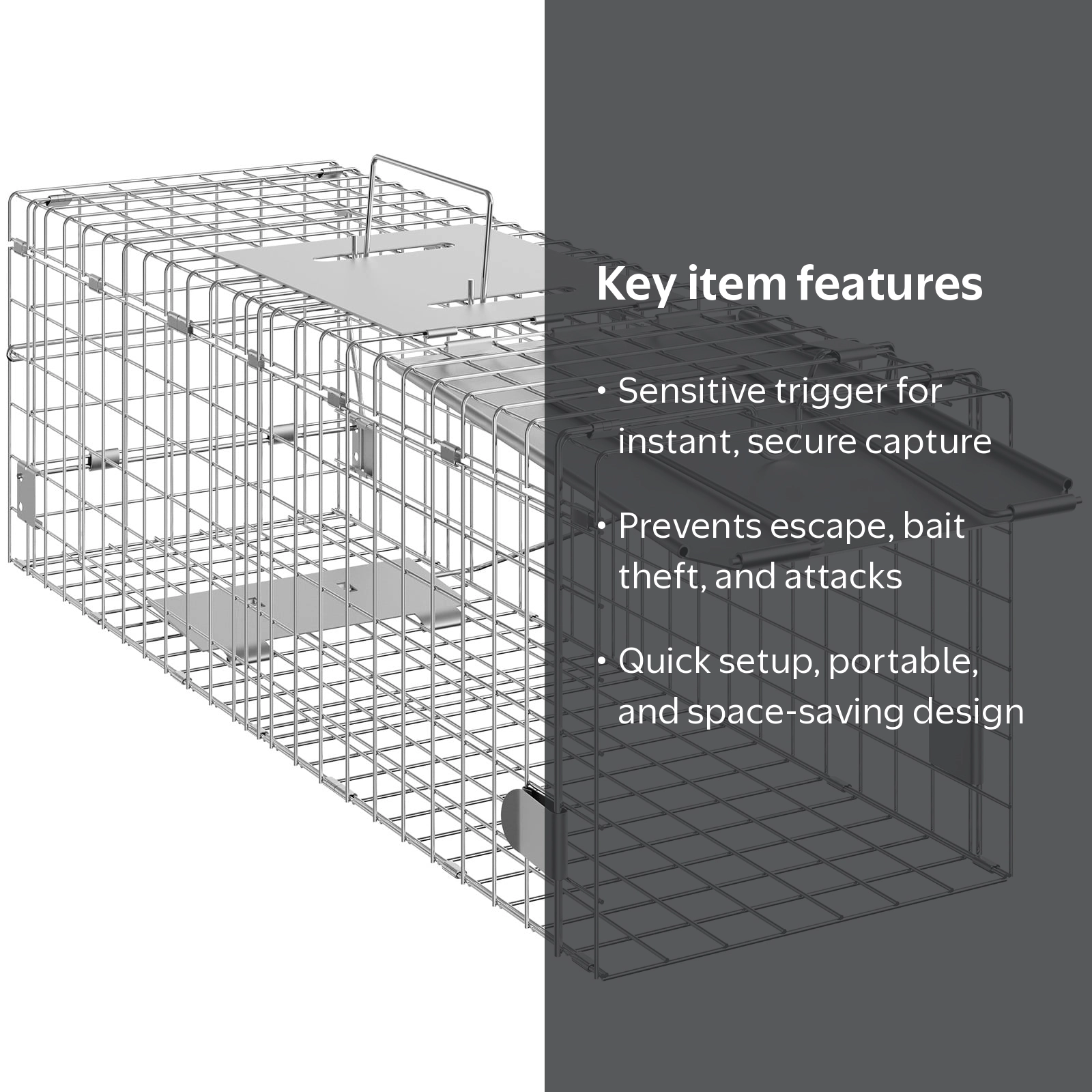 KFFKFF Live Capture Animal Trap 24