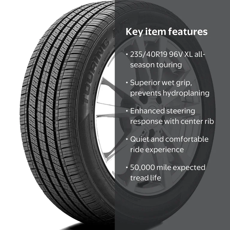 National Touring A/S All Season 235/40R19 96V XL Passenger Tire
