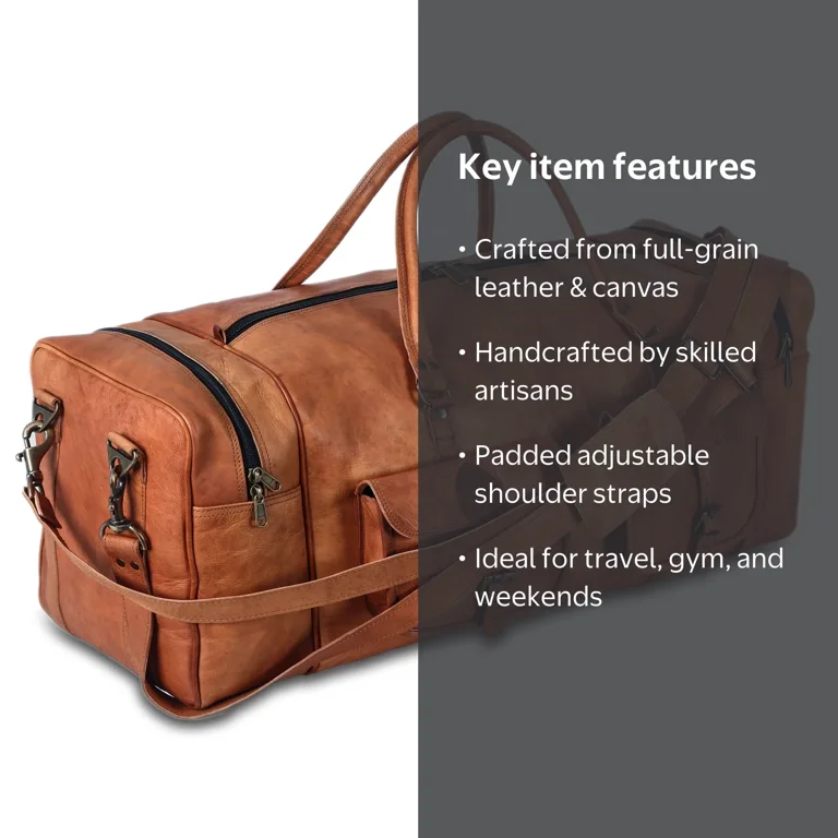 best travel bags for men big 160L Extra Large Duffle Bag, Gear Bag and Women, Storage Bag Ideal for Overnight Camping and Weekend Getaways A genuine leather travel duffel bag built for weekends Best Duffel Bags of 2026