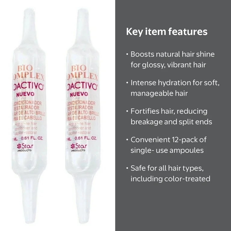 Bio Complex, Dominican Hair Product, 0.61 oz, 2 pcs - Walmart.com