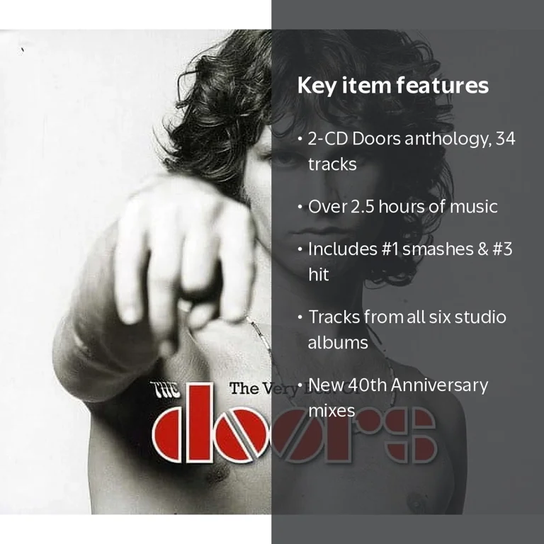 Rhino Outdoors, The Doors Anthology, 2 CD Collection, Music