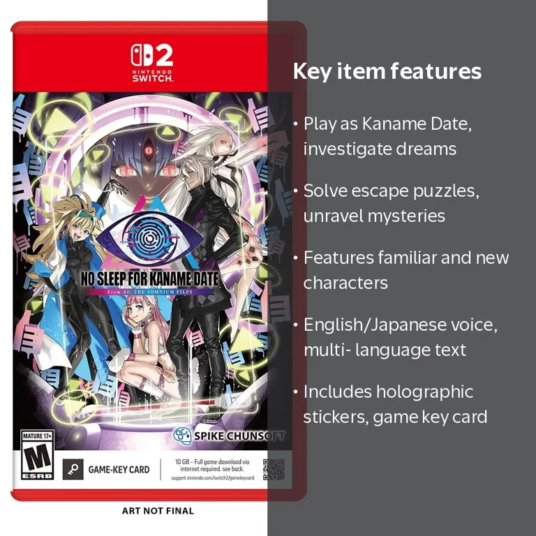 Spike Chunsoft No Sleep For Kaname Date Nintendo Switch 2