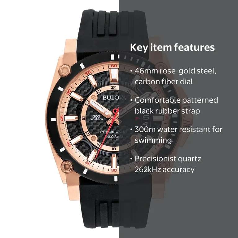 Bulova Men's Icon High Performance Quartz Stainless Steel Watch