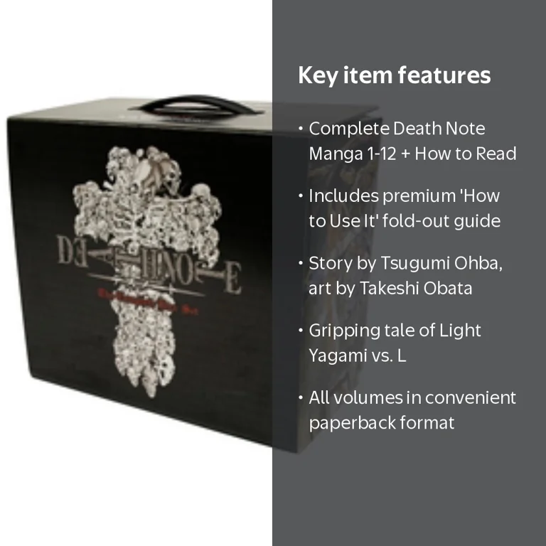 DEATH NOTE セット Tsugumi Ohba, Death Note Complete Box Set, Volumes 1-13, Paperback