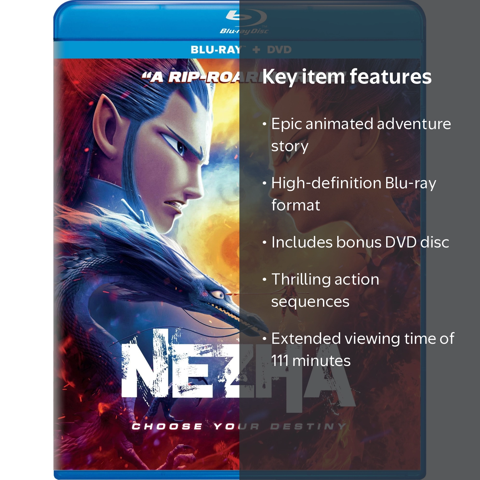 Ne Zha (with DVD) [Blu-ray] - Walmart.com