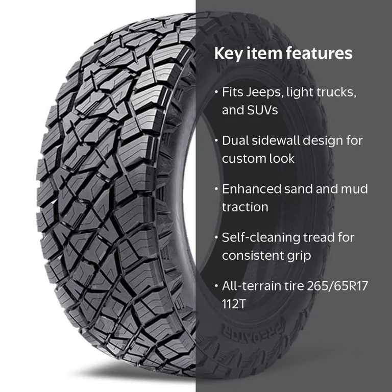 平日のみ265／65R17 Predator New Mutant X-AT 265/65R17 112T All Terrain Light Truck
