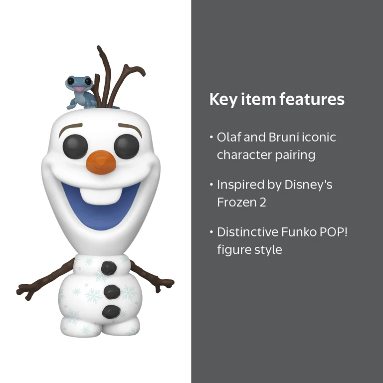 Funko, POP! Disney Frozen 2 Olaf w/Bruni, includes variant info