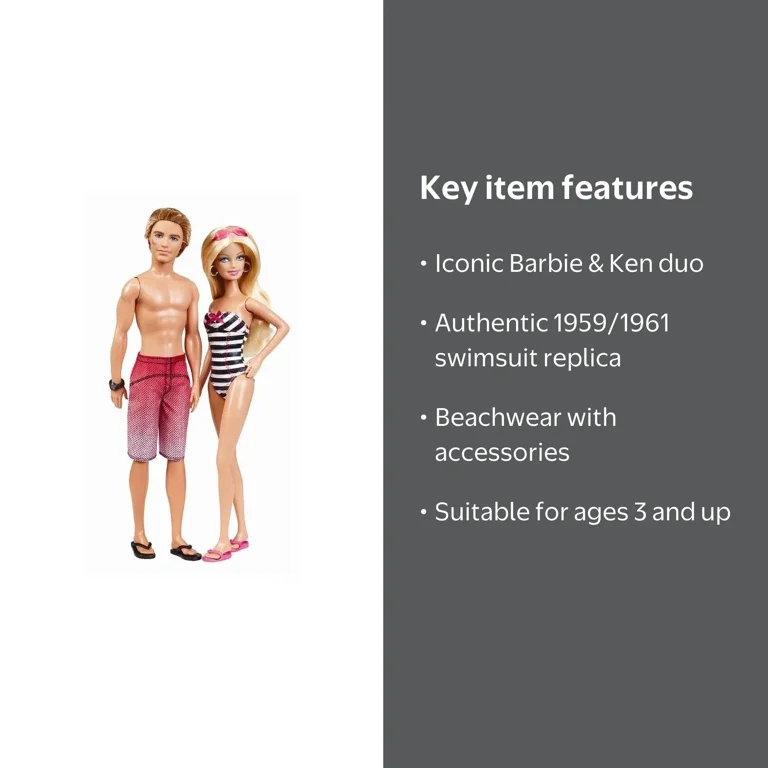 Mattel, Barbie and Ken Doll 