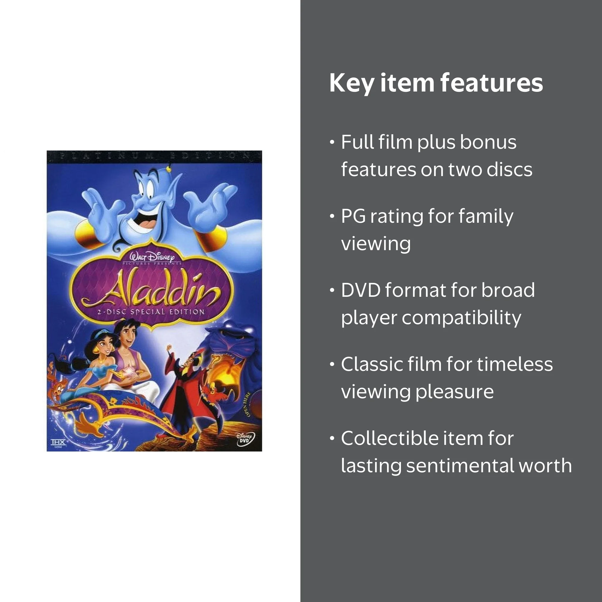 Buena Vista Home Entertainment - Disney's Aladdin Platinum Two