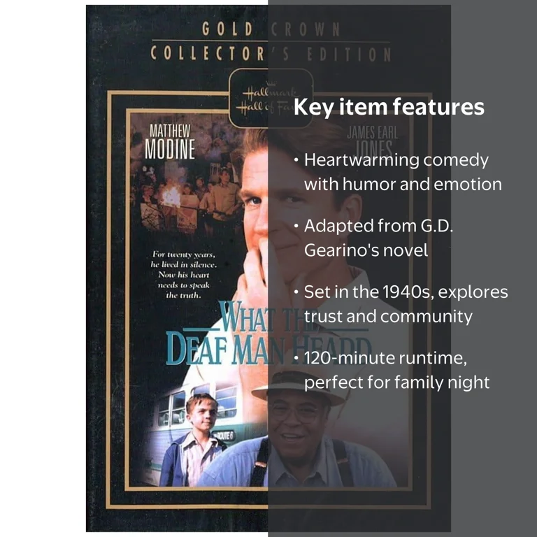 What the Deaf Man Heard, by John Kent Harrison, DVD, Comedy